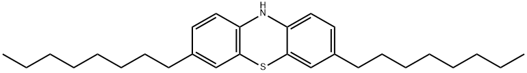3,7-二辛基-10H-吩噻嗪 结构式
