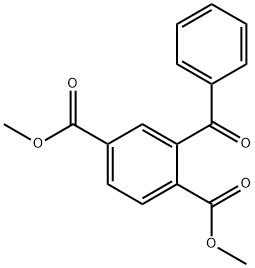 2-Benzoylterephthalic acid dimethyl ester Struktur