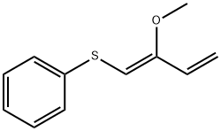 2-Methoxy-1-phenylthio-1,3-butadiene 结构式