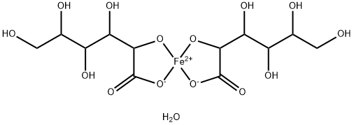  グルコン酸第一鉄 化学構造式