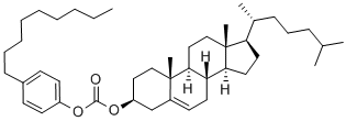 胆甾烯基对壬基苯基碳酸酯 结构式