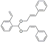[bis[(3-phenylallyl)oxy]methyl]vinylbenzene Struktur