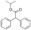 Benzeneacetic acid, a-phenyl-, 1-Methylethyl ester Struktur