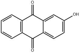 2-HYDROXYANTHRAQUINONE Structure