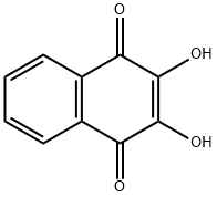 2,3-DIHYDROXY-1,4-NAPHTHOQUINONE Struktur