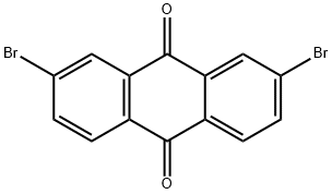 2,7-Dibromo-9,10-anthraquinone Struktur