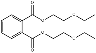 邻苯二甲酸双-2-乙氧基乙酯 结构式