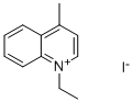 1-乙基-4-甲基喹啉碘化物 结构式