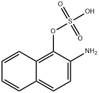 2-AMINO-1-NAPHTHYLHYDROGENSULPHATE Struktur