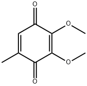 2,3-ジメトキシ-5-メチル-1,4-ベンゾキノン 化学構造式