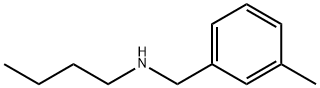 (3-甲基苄基)丁基-1-胺 结构式