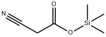 Cyanoacetic acid trimethylsilyl ester Struktur