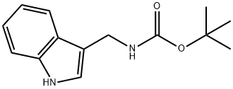 tert-butyl (1H-indol-3-yl)methylcarbamate Struktur