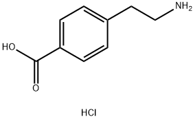 4-(2-AMINOETHYL)BENZOIC ACID HYDROCHLORIDE Structure