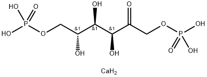 D-Fructose-1,6-diphosphate dicalcium salt  Struktur