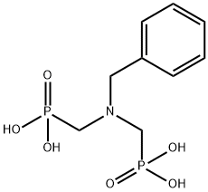 [(苯基甲基)亚氨基]二(亚甲基)]二膦酸 结构式