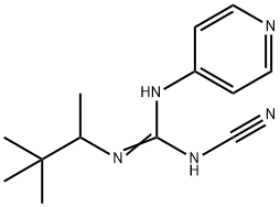 N-シアノ-N'-(4-ピリジニル)-N''-(1,2,2-トリメチルプロピル)グアニジン