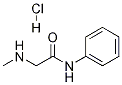 2-(甲基氨基)-N-苯基乙酰胺盐酸盐 结构式