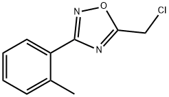 5-(氯甲基)-3-(2-甲基苯基)-1,2,4-恶二唑 结构式