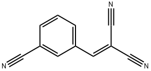 Benzonitrile, 3-(2,2-dicyanoethenyl) Struktur
