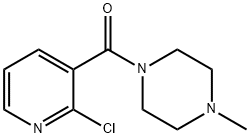 1-[(2-CHLORO-3-PYRIDINYL)CARBONYL]-4-METHYLPIPERAZINE Struktur