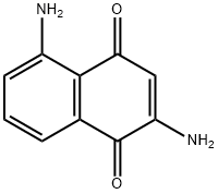 2,5-Diamino-1,4-naphthoquinone Structure