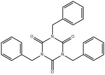 1,3,5-tribenzyl-1,3,5-triazine-2,4,6(1H,3H,5H)-trione  Struktur