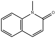 1-メチル-2(1H)-キノロン 化学構造式