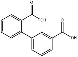 3-(2-Carboxyphenyl)benzoic acid Struktur