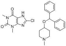 ジフェニルピラリンテオクル酸塩 化学構造式