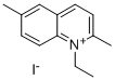 1-ETHYL-2.6-DIMETHYLQUINOLINIUM IODIDE Struktur