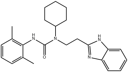 Urea, N-[2-(1H-benzimidazol-2-yl)ethyl]-N-cyclohexyl-N-(2,6-dimethylphenyl)- (9CI)|