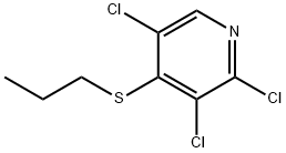 2,3,5-trichloro-4-(propylthio)pyridine Struktur