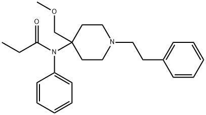 4-甲氧基甲基芬太尼 结构式