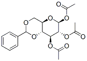 1,2,3-TRI-O-ACETYL-4,6-O-BENZYLIDENE-BETA-D-GLUCOPYRANOSE Struktur