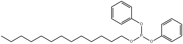 亜りん酸トリデシルジフェニル 化学構造式
