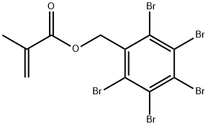 ペンタブロモベンジルメタクリラート 化学構造式