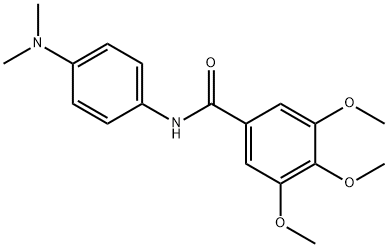4'-Dimethylamino-3,4,5-trimethoxybenzanilide Structure