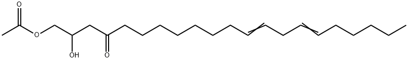 1-Acetyloxy-2-hydroxy-12,15-heneicosadien-4-one Struktur