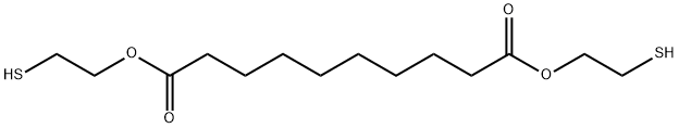 デカン二酸ビス(2-メルカプトエチル) 化学構造式