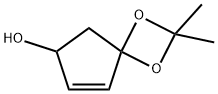 1,3-Dioxaspiro[3.4]oct-7-en-6-ol, 2,2-dimethyl- (9CI) 结构式