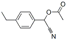 Benzeneacetonitrile, alpha-(acetyloxy)-4-ethyl- (9CI) 结构式