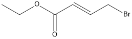 4-溴巴豆酸乙酯, 6065-32-3, 结构式