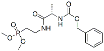N-CBZ-L-ALANYL-D-1-AMINOETHYLPHOSPHONIC ACID DIMETHYL ESTER) Structure