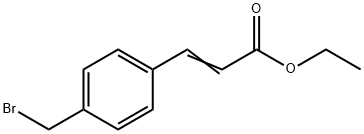 4-溴甲基肉桂酸乙酯 结构式