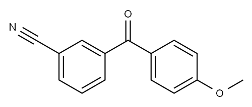 3-CYANO-4'-METHOXYBENZOPHENONE Structure