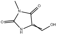 2,4-Imidazolidinedione, 5-(hydroxymethylene)-3-methyl- (9CI) 结构式