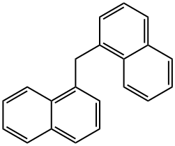ジ(1-ナフチル)メタン 化学構造式