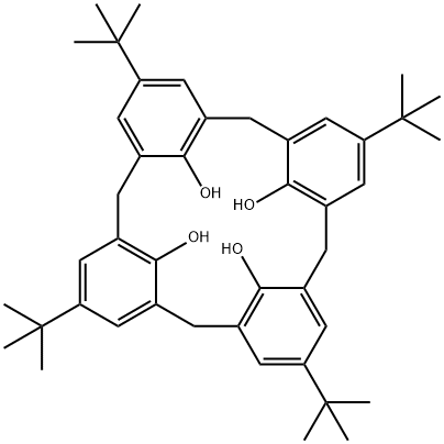 4-叔-丁基杯[4]芳烃, 60705-62-6, 结构式