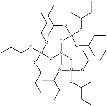 METHYLTRIS(TRI-SEC-BUTOXYSILYLOXY)SILANE Structure
